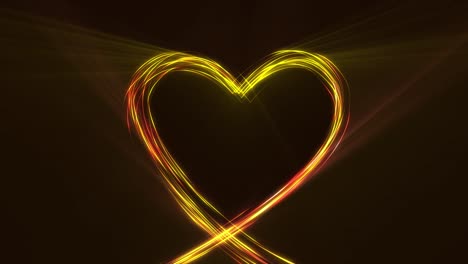 fondo de la línea del corazón 4k
