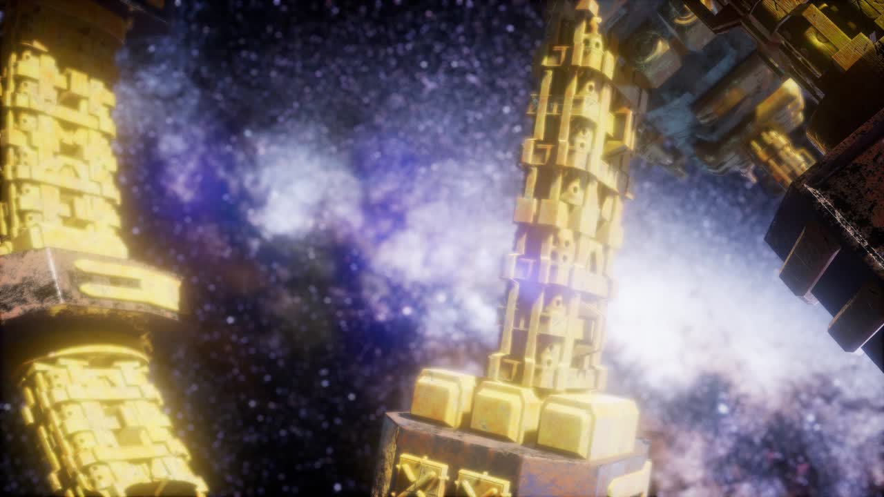 우주선 과 은하계