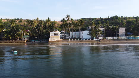 calm seaside in mui ne bay, vietnam