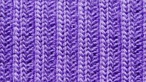 close-up of purple knitted fabric