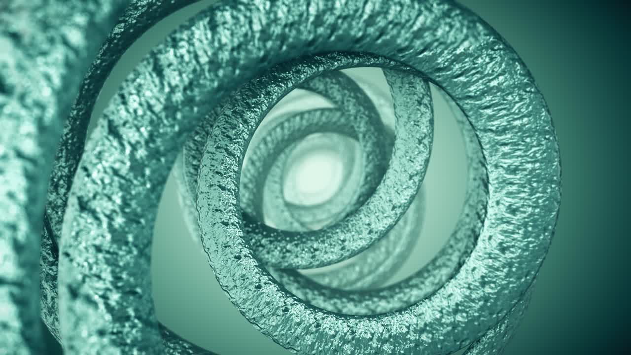 애니메이션 최면 터널 추상적인 배경, 디지털 원활한 루프 애니메이션, 3d 렌더링, 4k, 울트라 hd