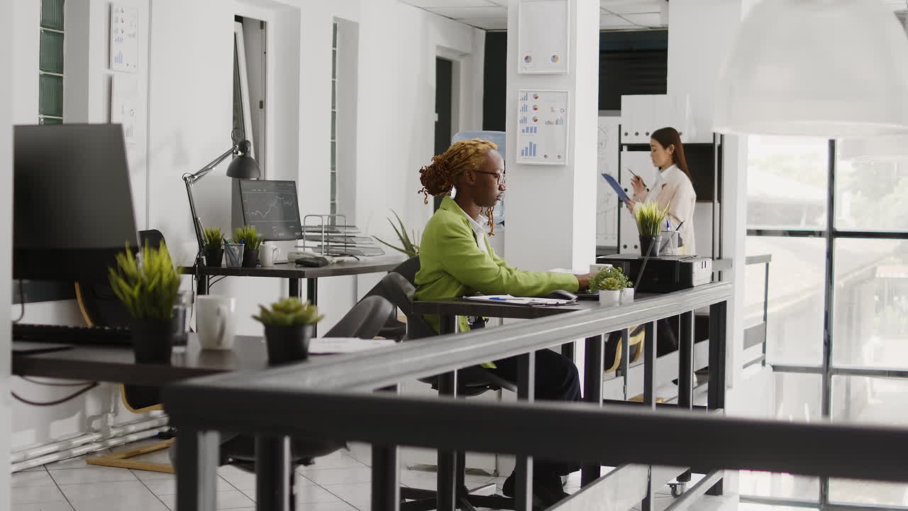 Office Environment with Diverse Employees