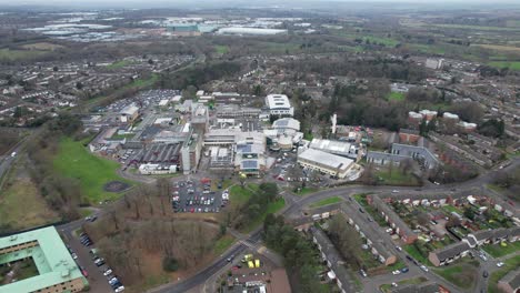princesa alexandra hospital harlow essex reino unido imágenes aéreas de drones