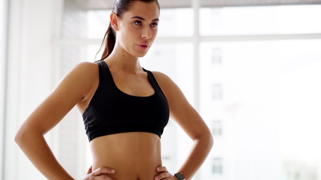 彼女のフィットネスレベルを維持する