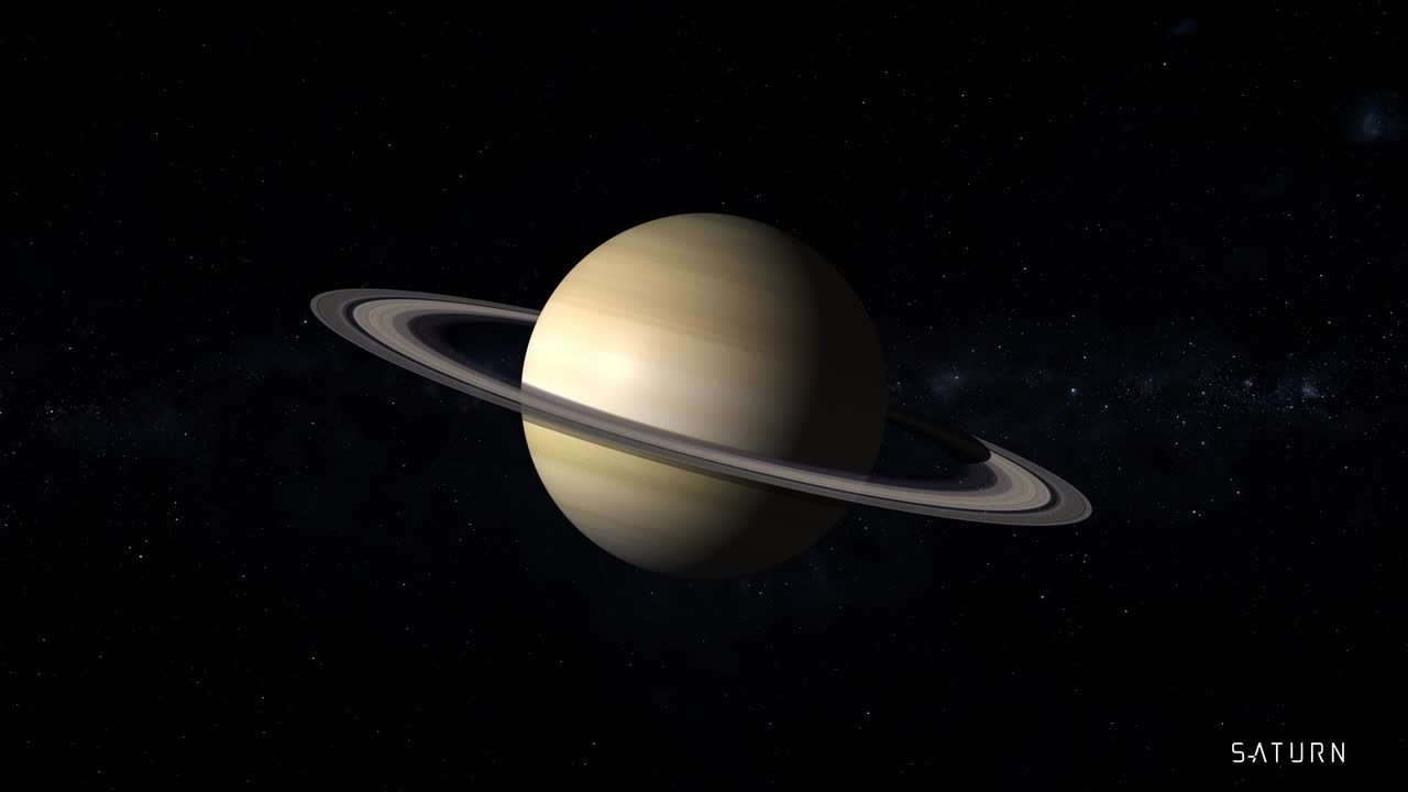 Saturn is the sixth planet from the Sun
