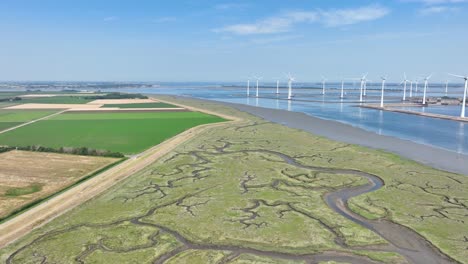 Windmill-farm-in-the-ocean