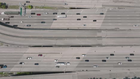 panorama view with busy highway