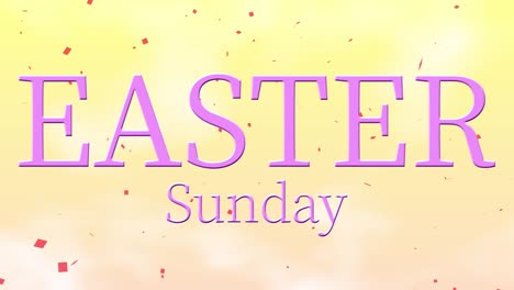 easter sunday event text animation motion graphics