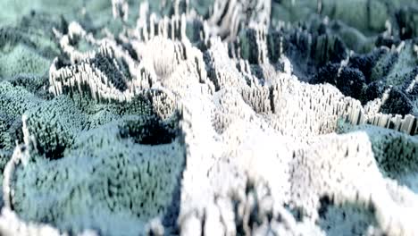 la forma de onda topográfica abstracta de 4k.