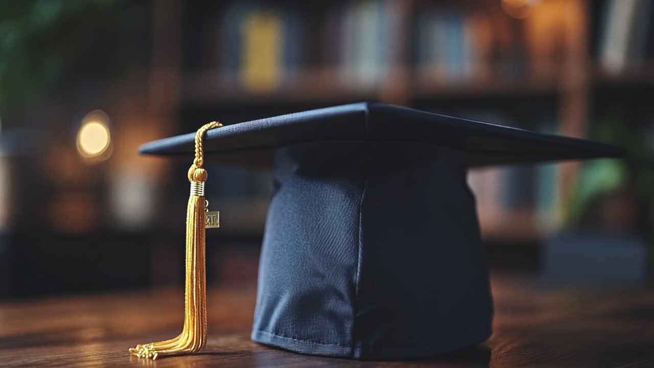 Graduation Cap Close-Up