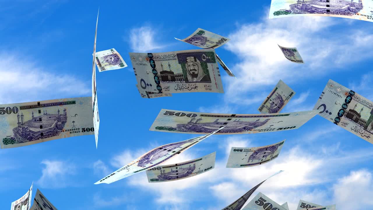떨어지는 사우디 아라비아 리알