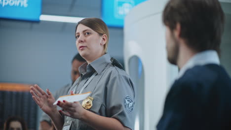 control de seguridad del aeropuerto