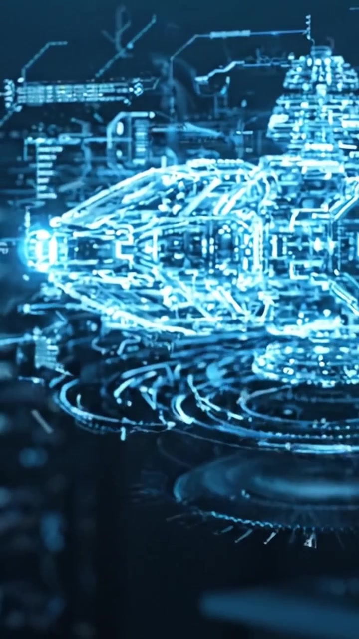 A Technological Journey: A Suited Individual Manipulates Holographic Interfaces with Precision and Finesse, Showcasing Advanced Virtual Reality Concepts