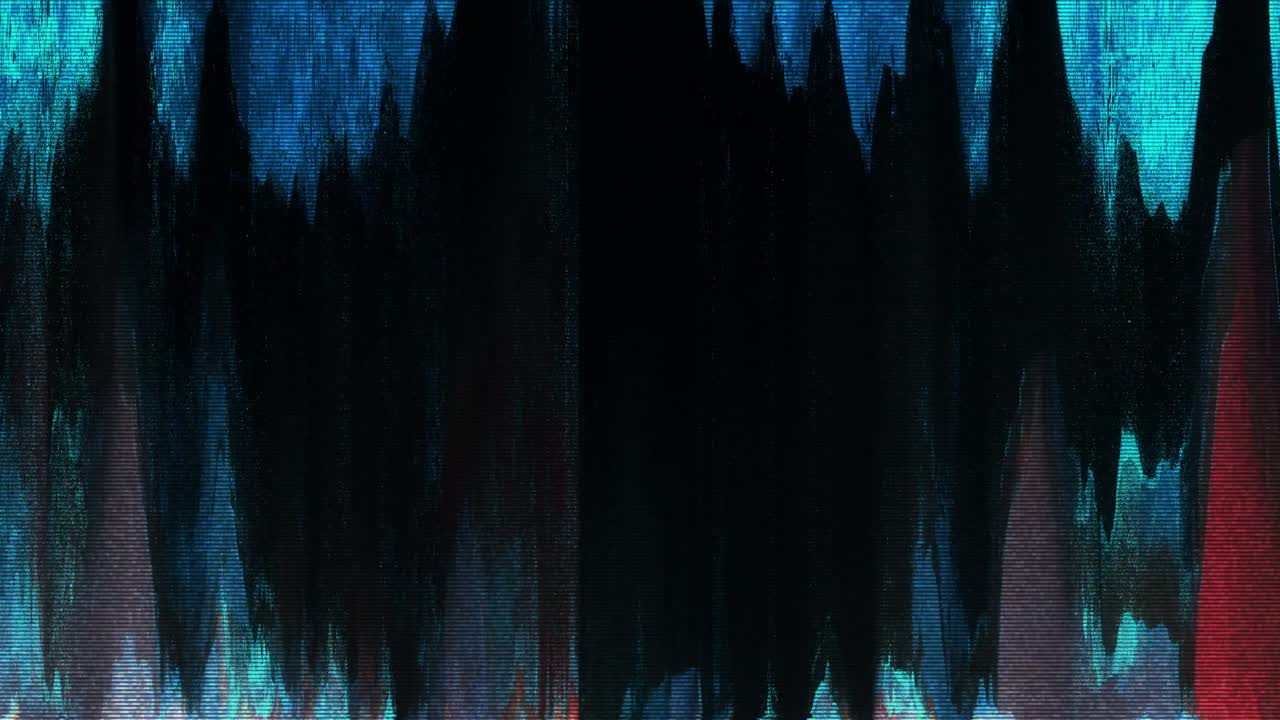 diseño único abstracto animación digital ruido de píxeles error de fallo daño de video