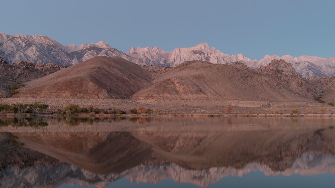 Mono Lake Reflection of the Sierra Nevada Mountains