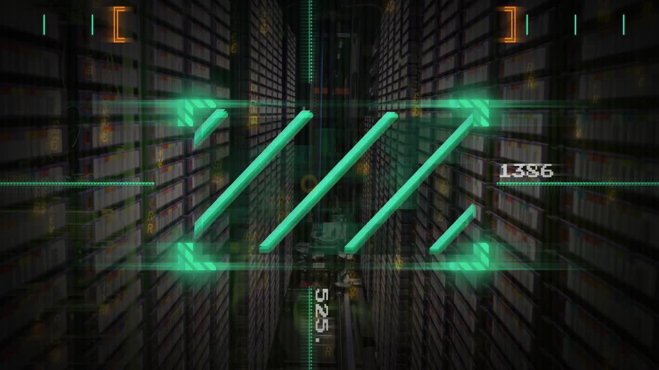 서버  ⁇  위의 스 ⁇  스캐닝과 함께 데이터 처리 애니메이션