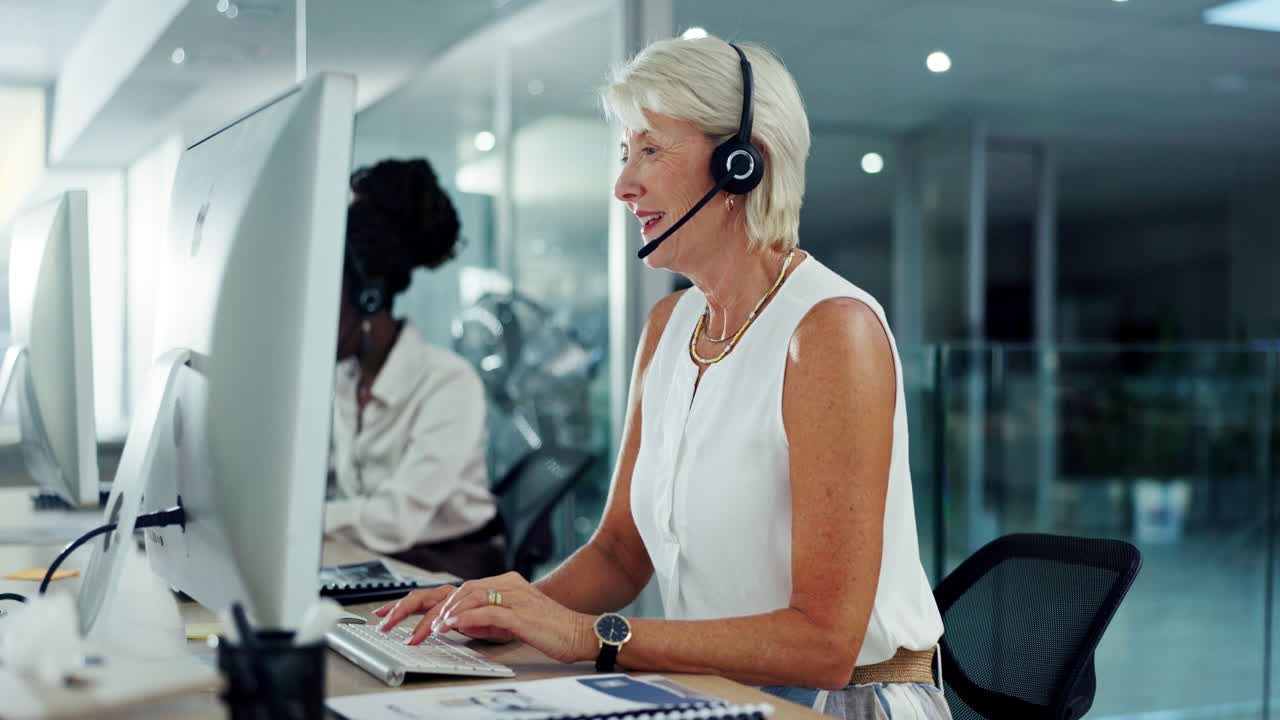 Customer Service Representatives Working in an Office