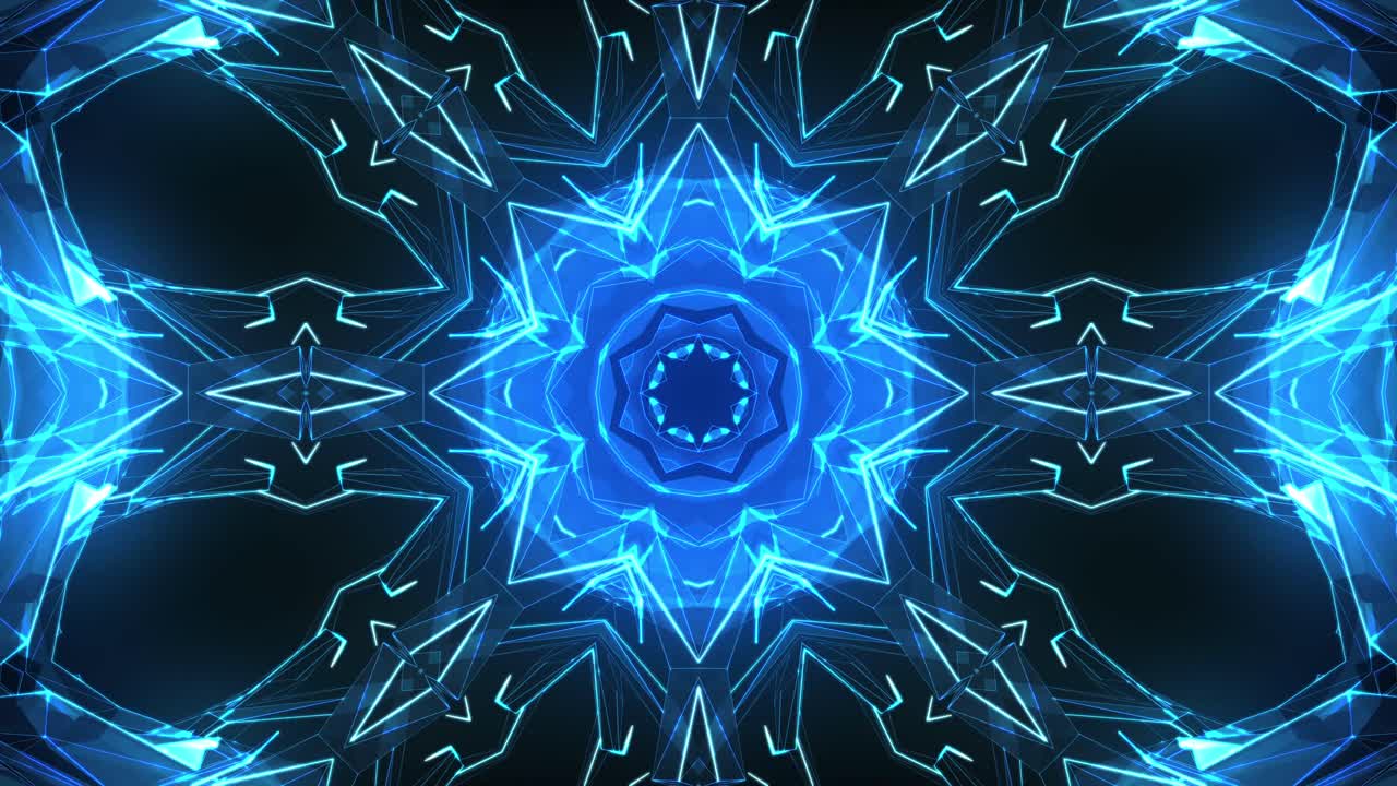 patrón de caleidoscopio geométrico abstracto