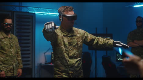 entrenamiento de personal militar con simulación de vr