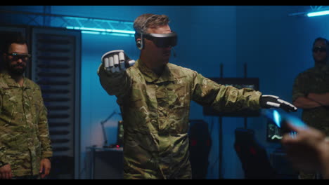 military personnel training with vr simulation