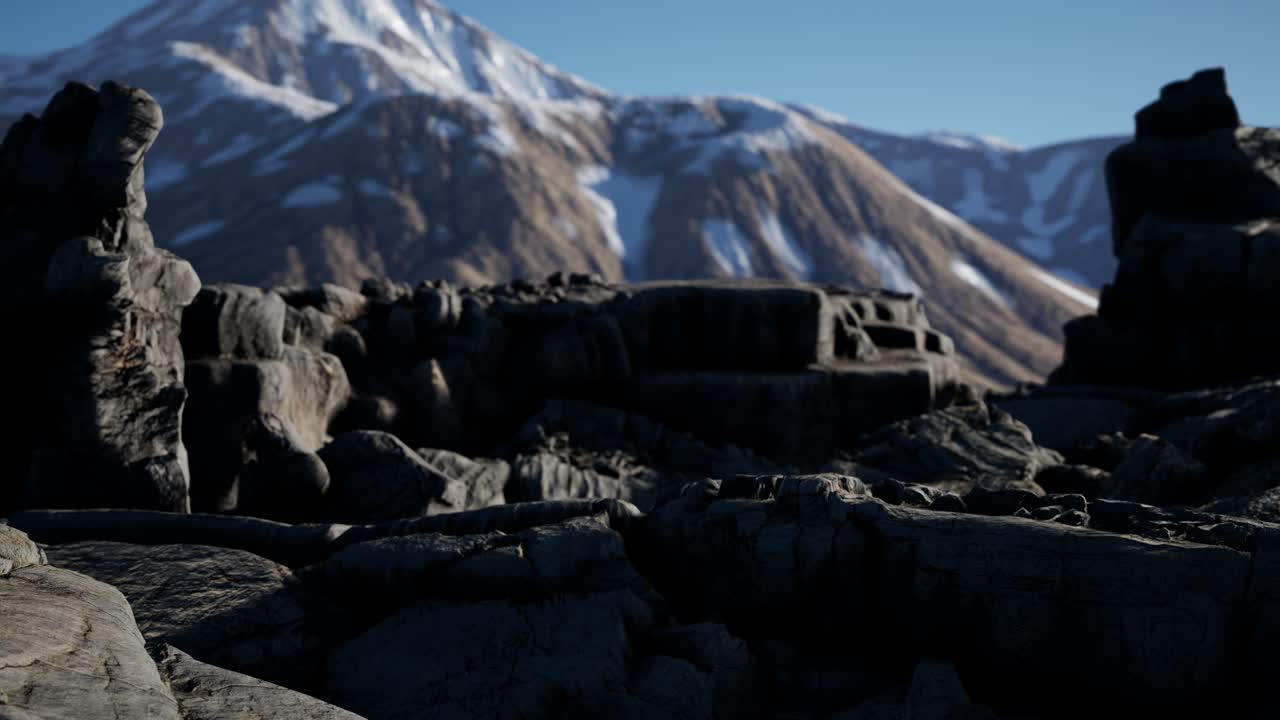 알프스 산맥 의 바위 와 돌