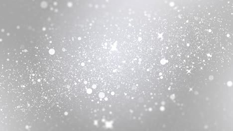lujo blanco plateado gris partícula brillante fondo abstracto para feliz año nuevo y feliz temporada festiva de navidad
