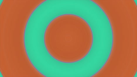 abstract animated background of pulsing orange and green circles