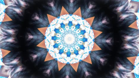 abstract kaleidoscopic mandala sun star shape morphing graphic motion. 4k multicolored psychedelic visual animated background. beautiful ornament for dj vj loop, stage shows, transition, background.