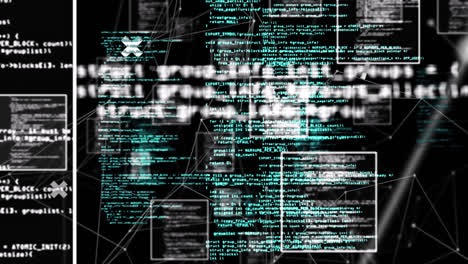 animación del procesamiento de datos durante la pandemia de coronavirus covid19