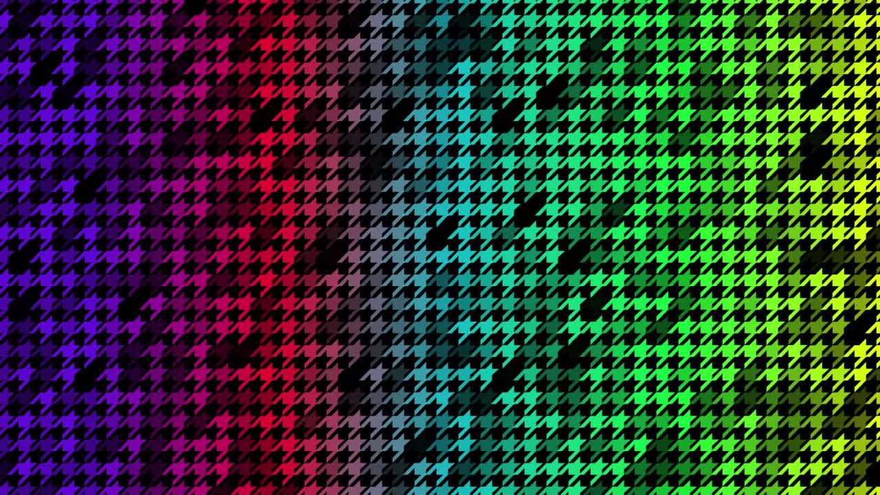 abstracto colorido pequeño houndstooth textura de fondo bucle