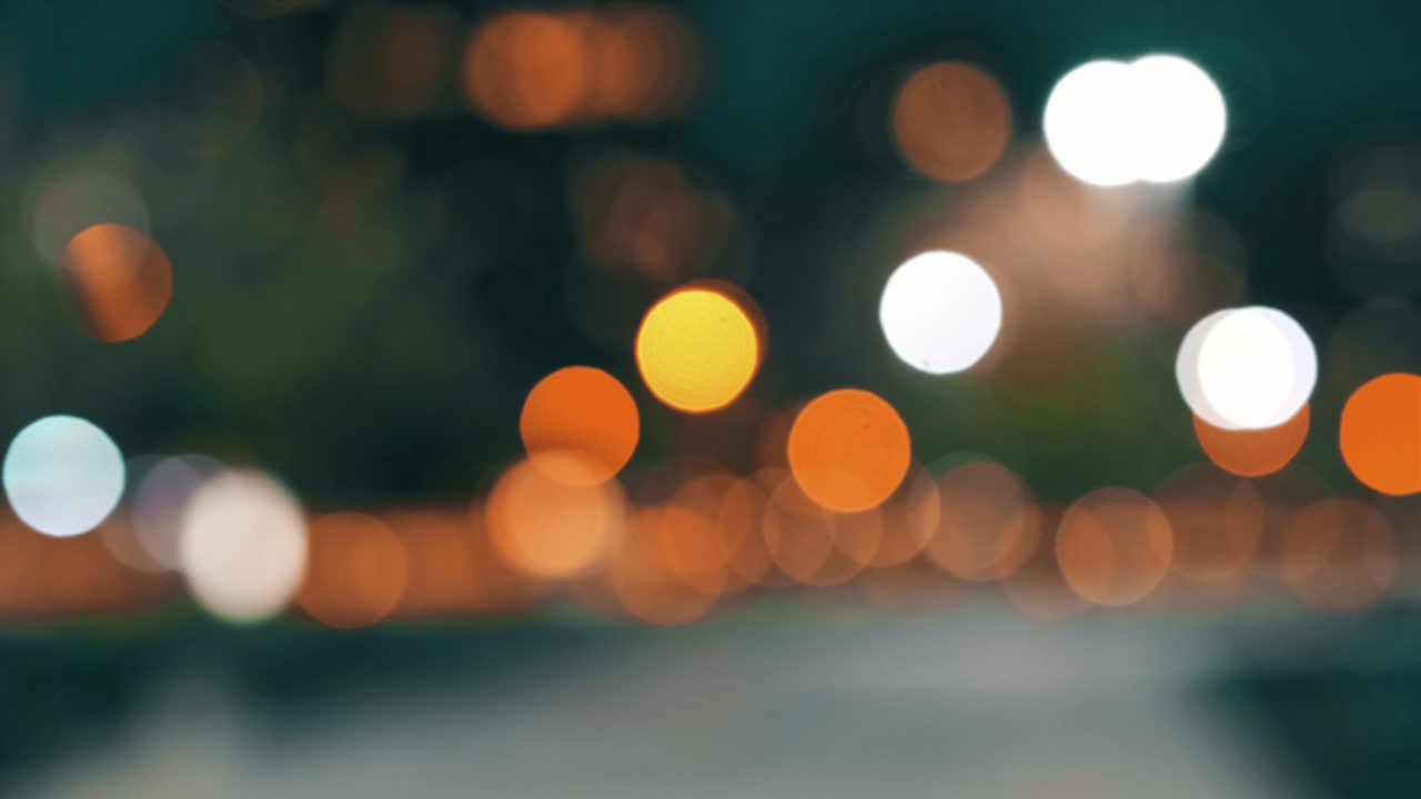 abstracto círculo borroso hermoso diseño de movimiento bokeh