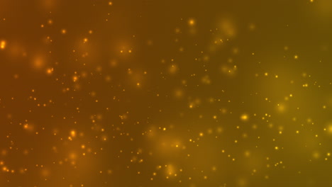 dark orange particle animation looping for abstract presentation background