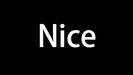 nice text animation message motion graphics