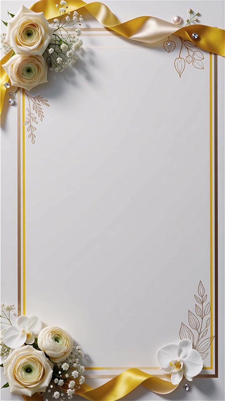 Sfondo per invito di matrimonio di lusso minimalista