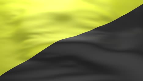 waving anarcho capitalist flag loop