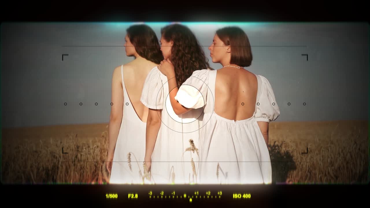Dijital Ekranlarda Fotoğraf ve Video İçin Poz Veren Çeşitli Modeller