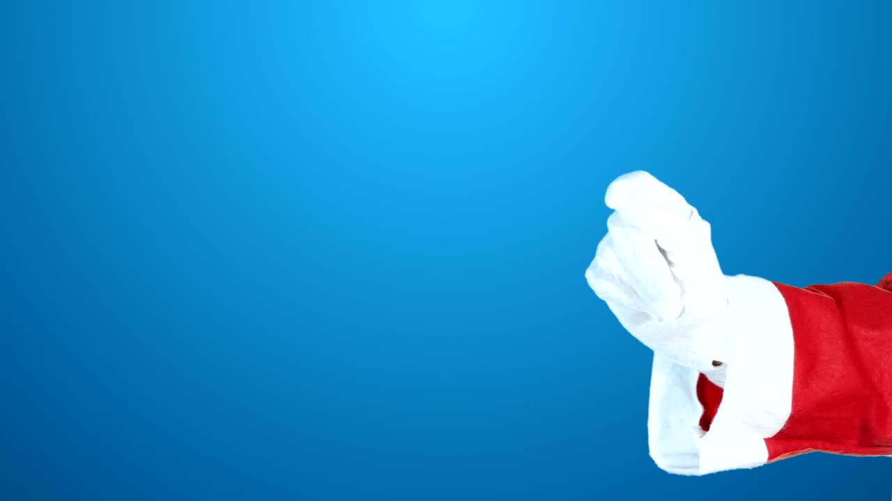 pantalla táctil de santa claus hacer clic, deslizar y zoom pantalla verde de navidad 4k conjunto de imágenes de video.