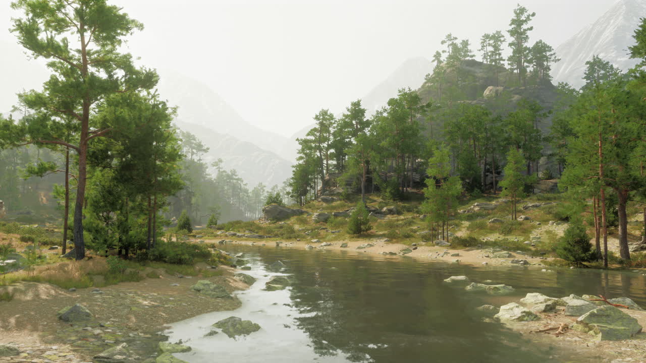 아름다운 강 계곡