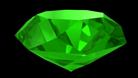 emerald green gemstone gem stone spinning wedding background loop 4k