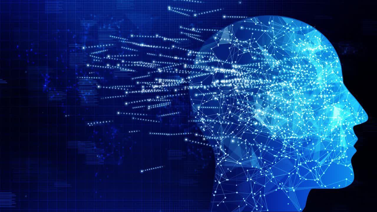 Artificial intelligence ai face network ai line circuit technology data transfer 5g network