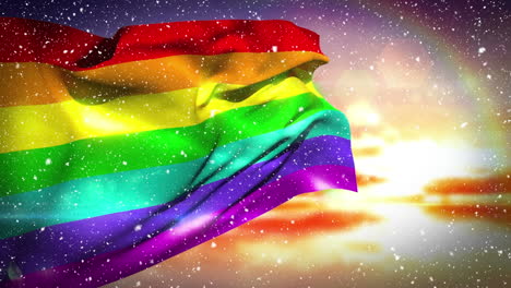 el video de la bandera del arco iris