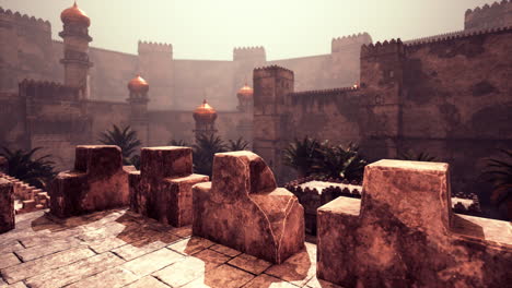 antigua fortaleza en el desierto