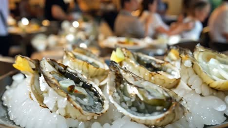 oysters and rice dish
