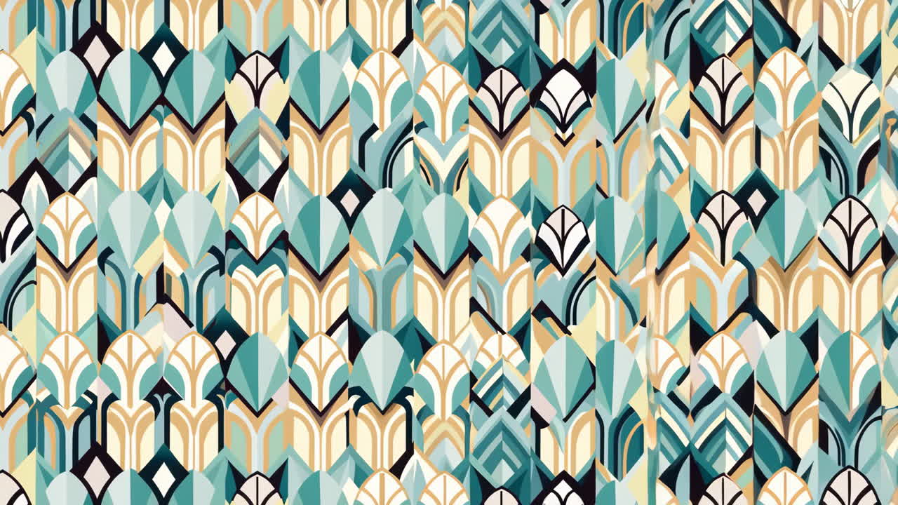 Art Deco Geometric Seamless Pattern