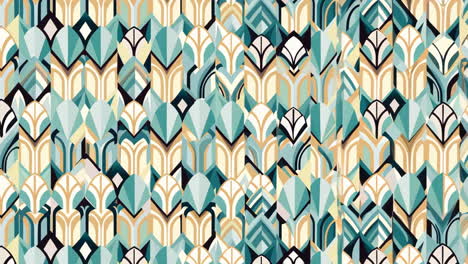art deco geometric seamless pattern