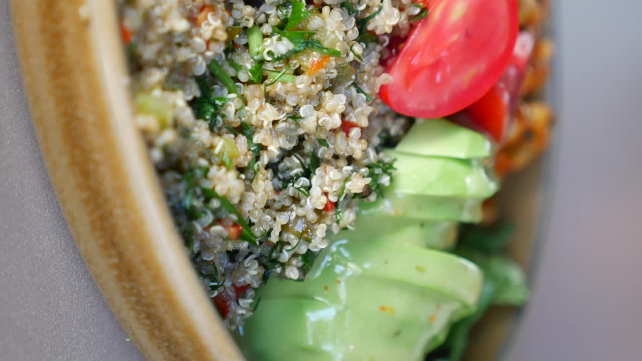 Colorful Quinoa Salad Bowl