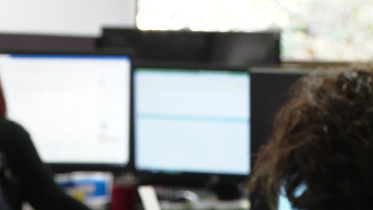 Office Workers at Computers