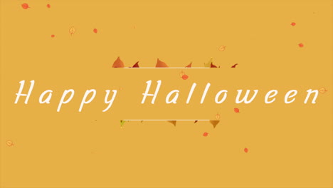 Hello-Halloween-with-maple-autumn-leafs-on-yellow-gradient