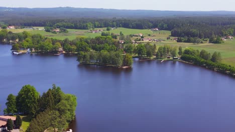 island in the prealpine lake