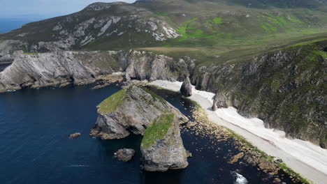 hidden and untouched lies a bay north of ardara called, glenlough bay